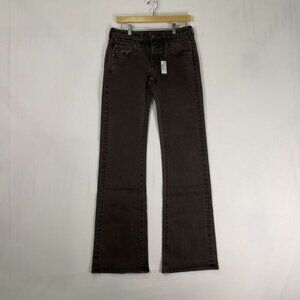 R 13 Boy Flare Jeans Chocolate Brown
